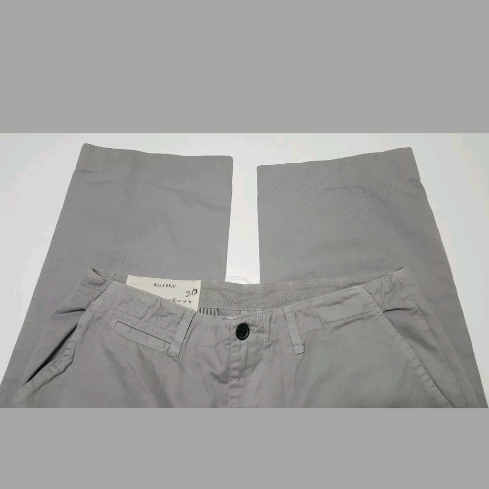 Men's Gray Billy Reid Chino Trouser sz 36x30 - Picture 5 of 6